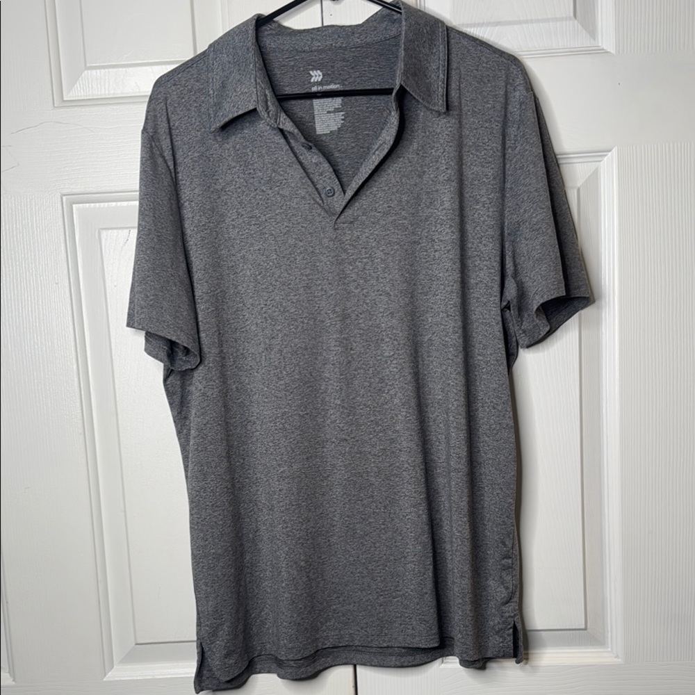 All in Motion Charcoal Polo Shirt
